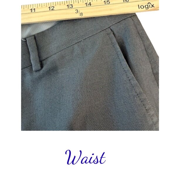 Bar III Men's Slim Fit Gray Dress Pants 34x32 Trousers - Comfort Enhanced - Picture 5 of 7